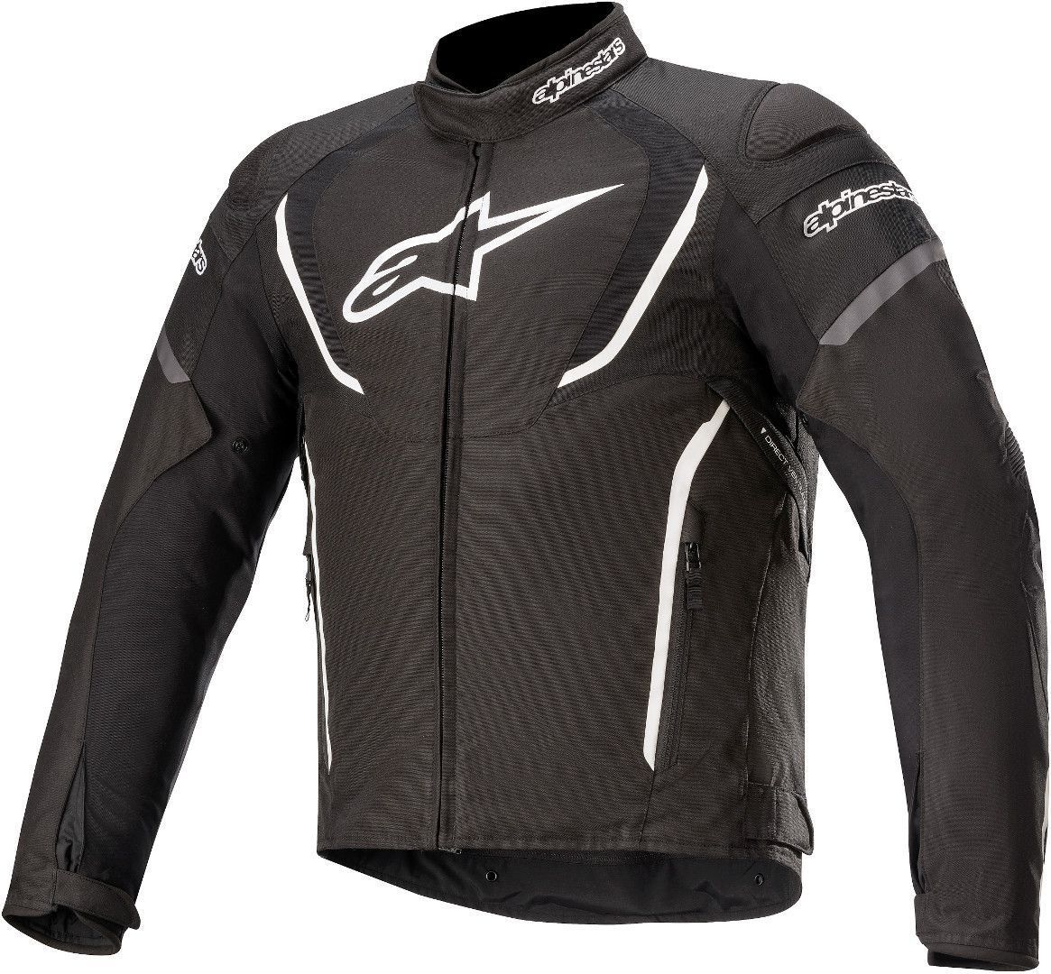 Alpinestars T-Jaws V3 Wasserdichte Motorrad Textiljacke- schwarz-weiss- Grsse 4XL- schwarz-weiss- Grsse 4XL Motorrad