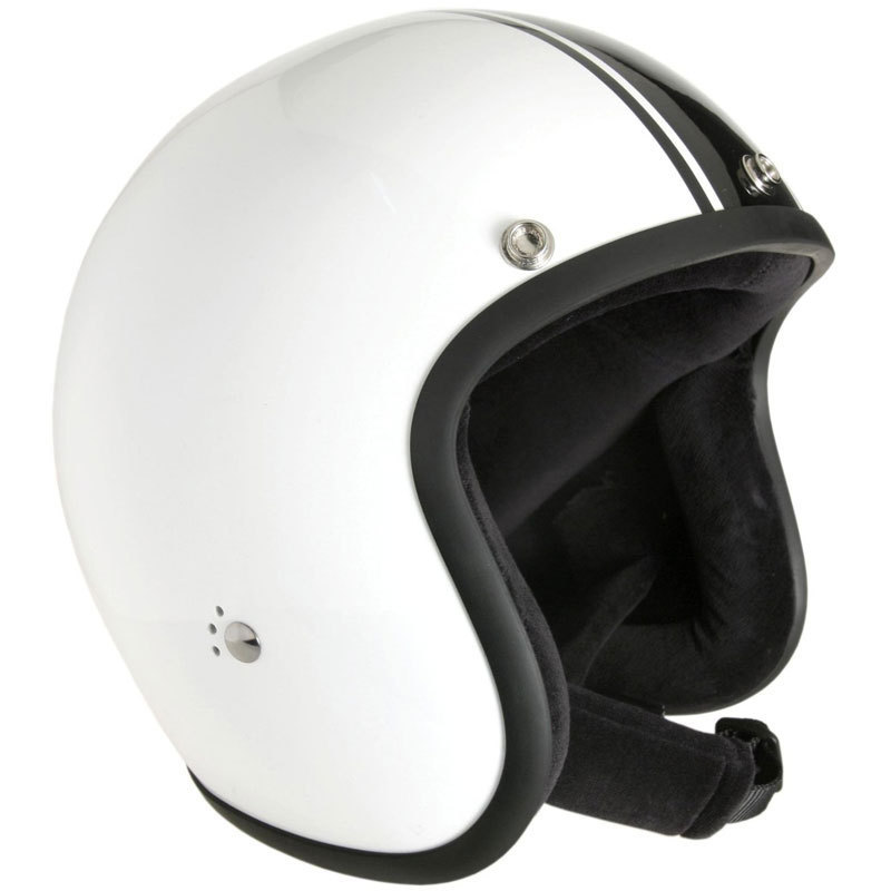 Bandit Jet Classic Jethelm- schwarz-weiss- Grsse XS- schwarz-weiss- Grsse XS Motorrad