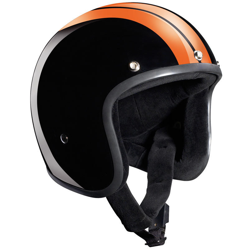 Bandit Jet Race Jethelm- schwarz-orange- Grsse XS- schwarz-orange- Grsse XS Motorrad