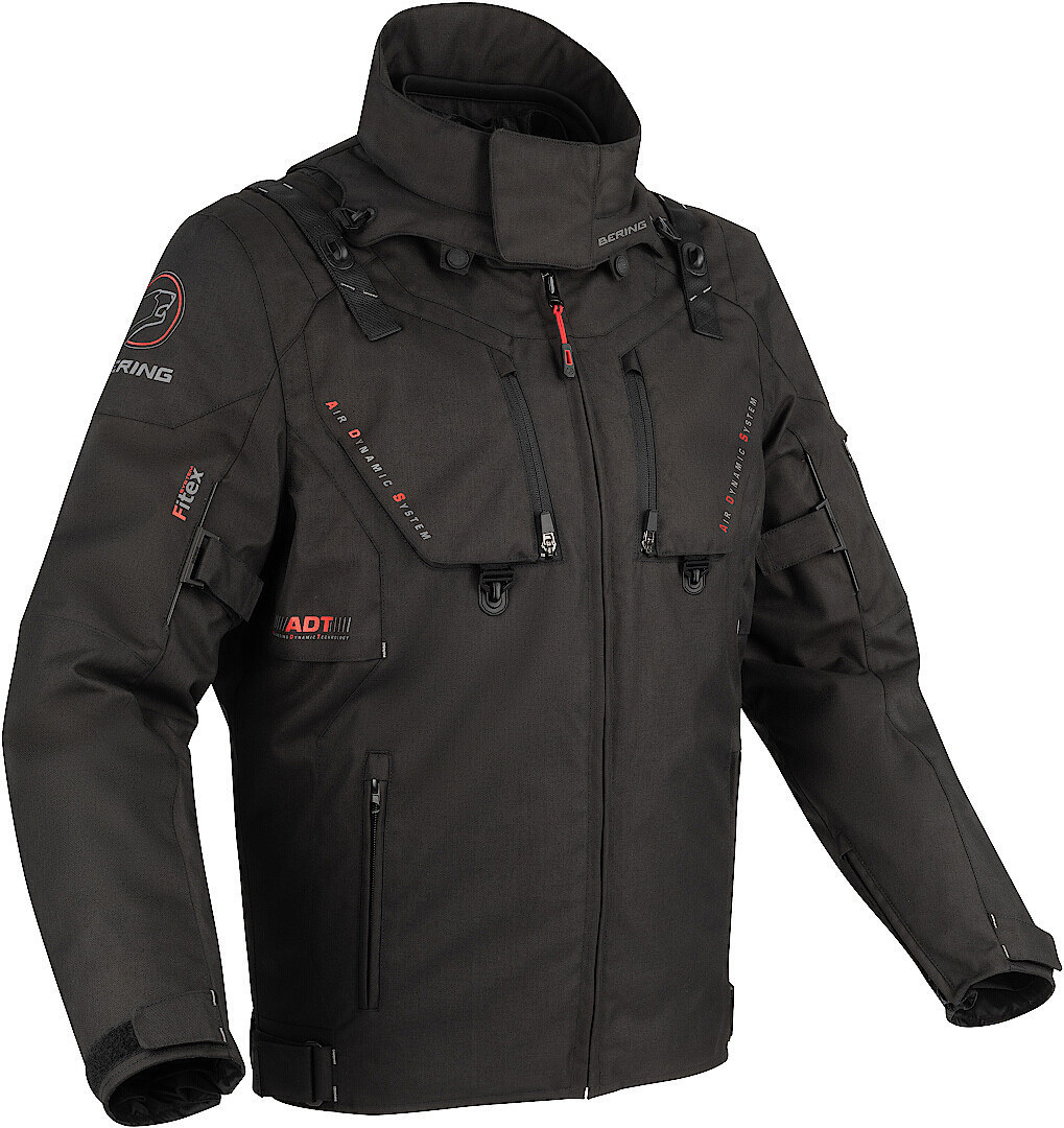 Bering Skogar Motorrad Textiljacke- schwarz- Grsse S- schwarz- Grsse S Motorrad