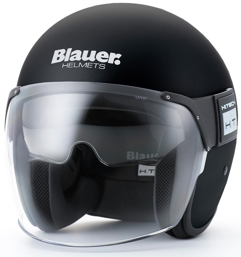 Blauer POD Matt Matt Jethelm- schwarz- Grsse XS- schwarz- Grsse XS Motorrad