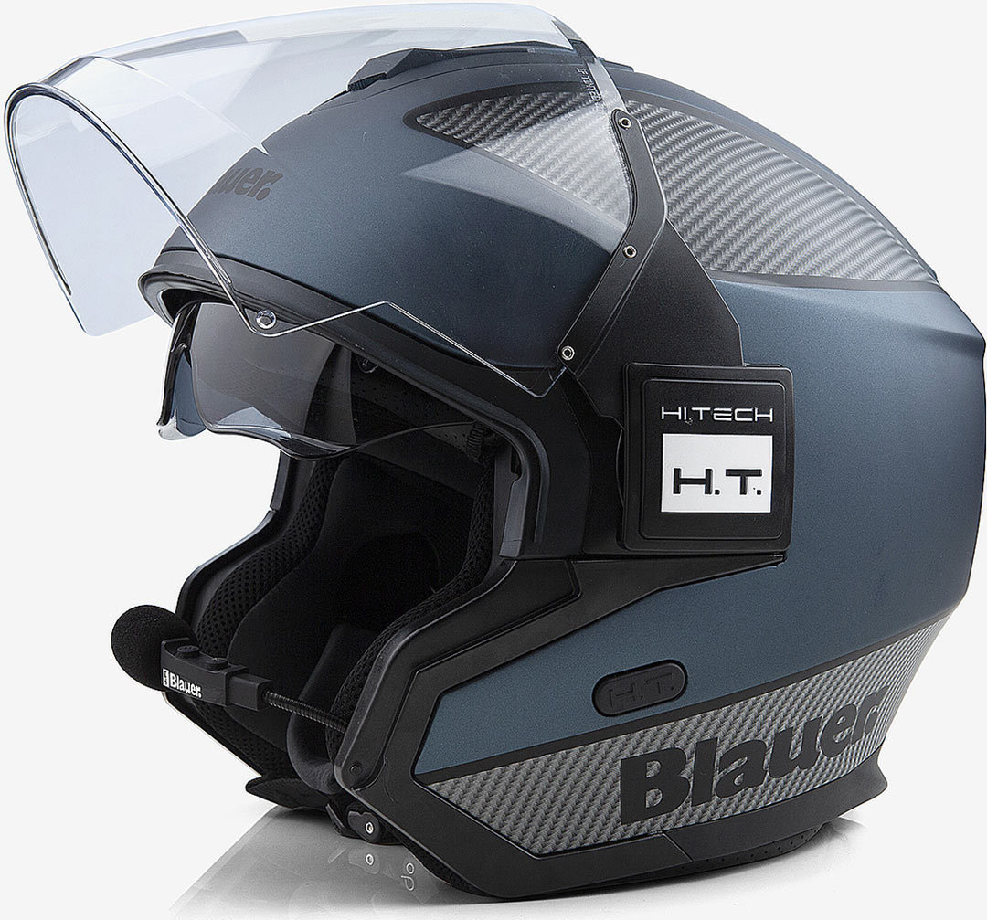 Blauer Solo BTR Jethelm- Grsse XS- blau- Grsse XS Motorrad