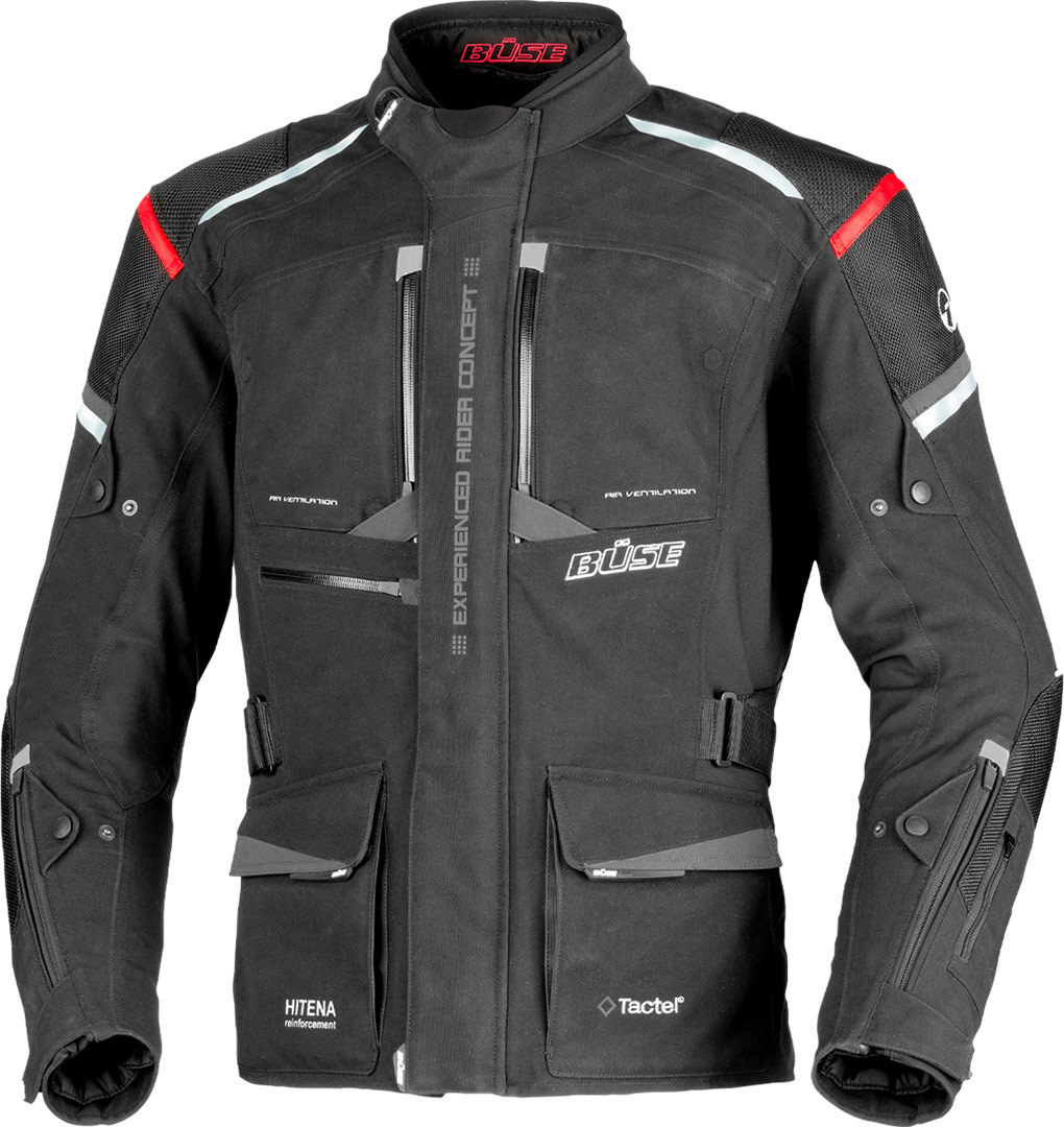 Bse Nova Motorrad Textiljacke- schwarz-rot- Grsse 31- schwarz-rot- Grsse 31 Motorrad