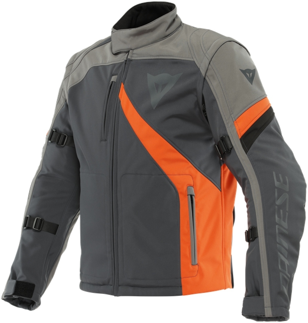 Dainese Ranch Tex Motorrad Textiljacke- schwarz-grau-orange- Grsse 60- schwarz-grau-orange- Grsse 60 Motorrad