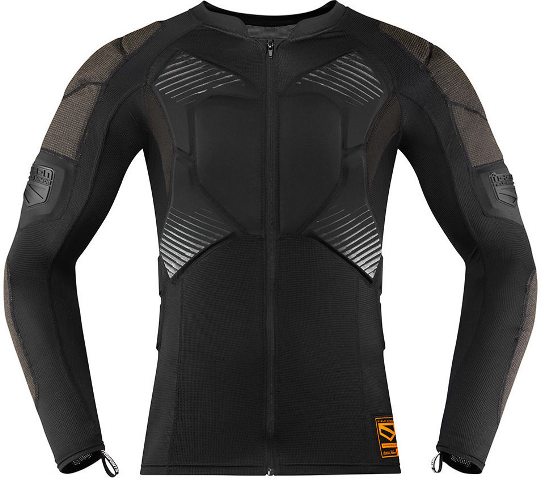 Icon Field Armor Compression Protektorenshirt- schwarz- Grsse M- schwarz- Grsse M Motorrad