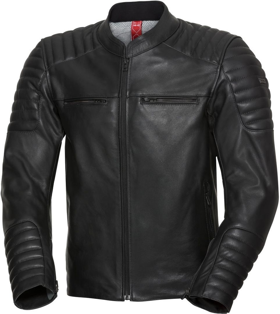 IXS Classic LD Dark Motorrad Lederjacke- schwarz- Grsse 50- schwarz- Grsse 50 Motorrad