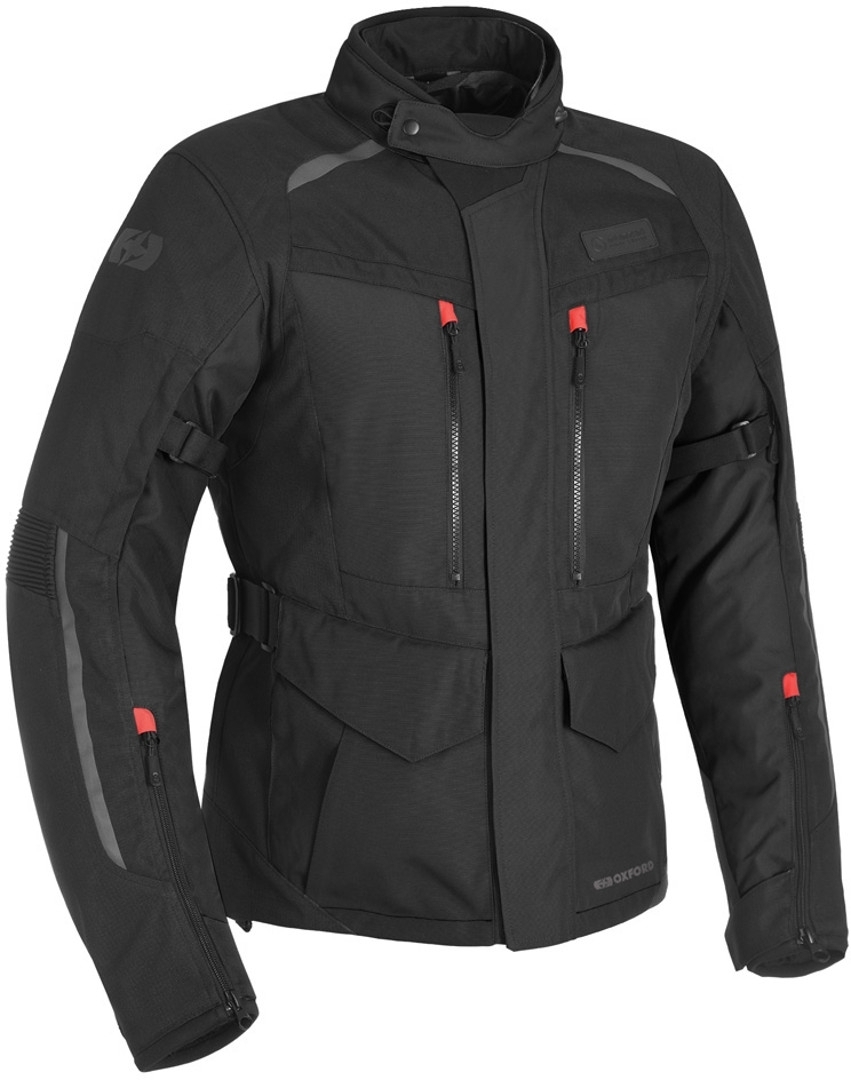 Oxford Continental Motorrad Textiljacke- schwarz- Grsse S- schwarz- Grsse S Motorrad