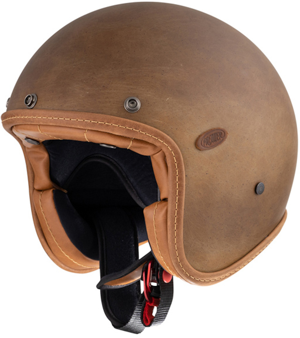 Premier Le Petit Classic B-O-S- Brown Old Style BM Jethelm- braun- Grsse XS- braun- Grsse XS Motorrad