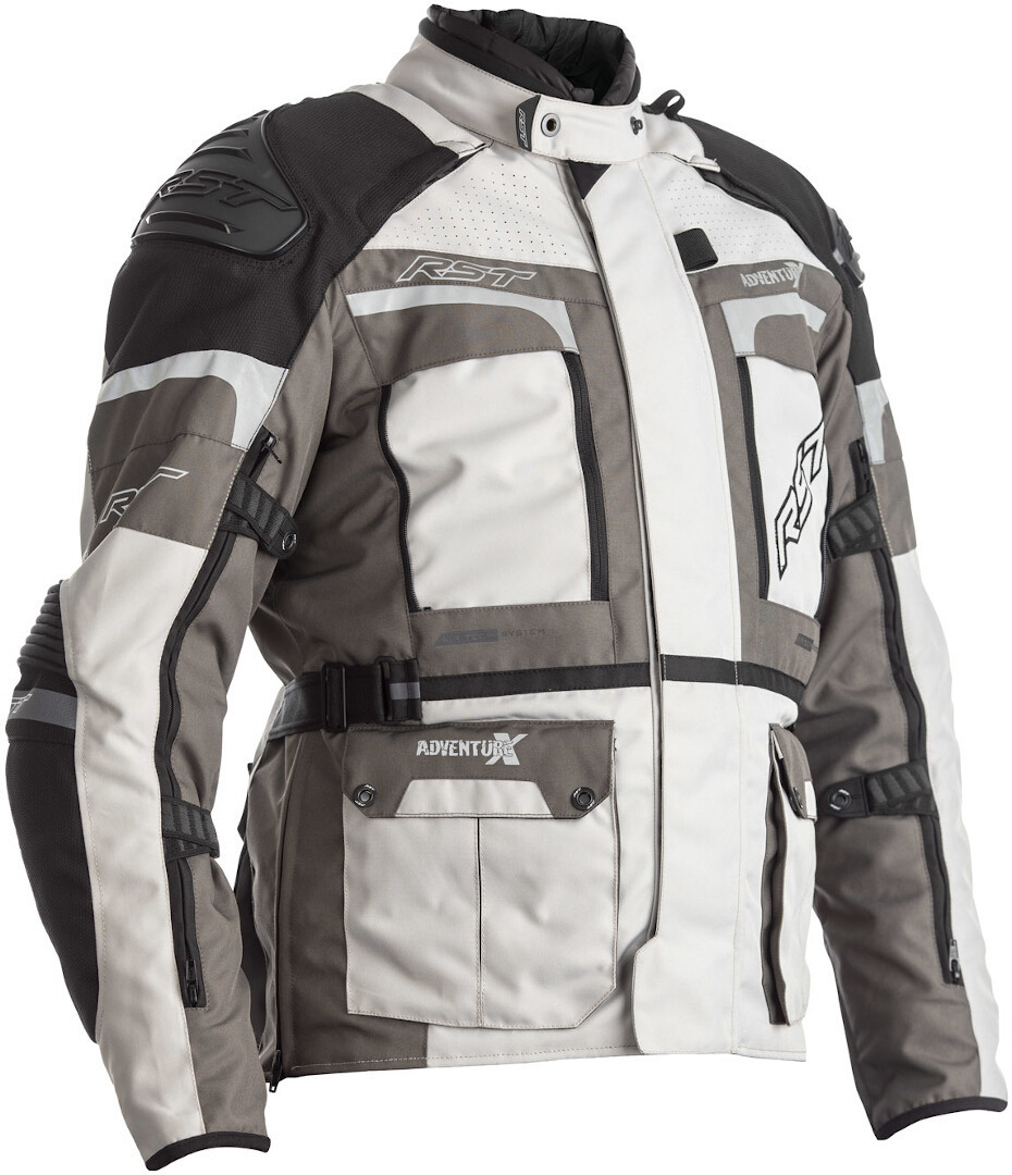 RST Adventure-X Motorrad Textiljacke- grau-weiss- Grsse S- grau-weiss- Grsse S Motorrad