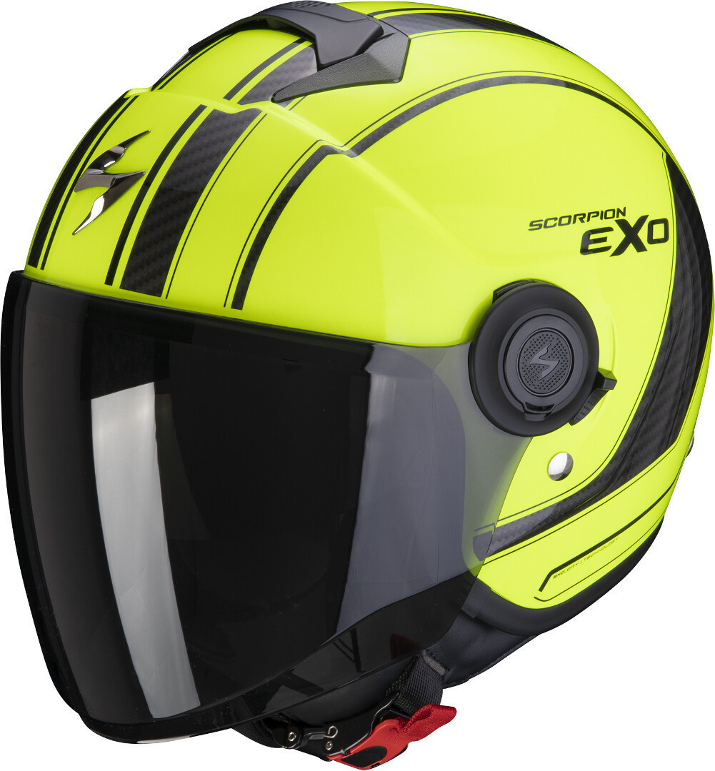 Scorpion EXO-City Scoot Jethelm- schwarz-gelb- Grsse XS- schwarz-gelb- Grsse XS Motorrad