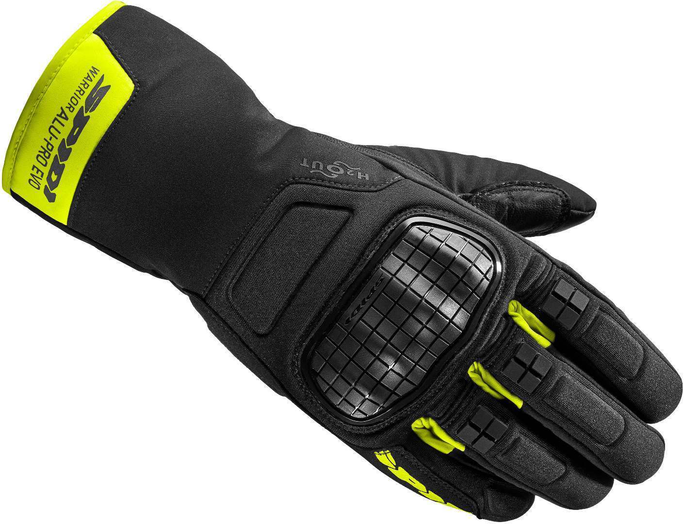 Spidi Alu-Pro Evo Motorrad Handschuhe- schwarz-gelb- Grsse 2XL- schwarz-gelb- Grsse 2XL Motorrad