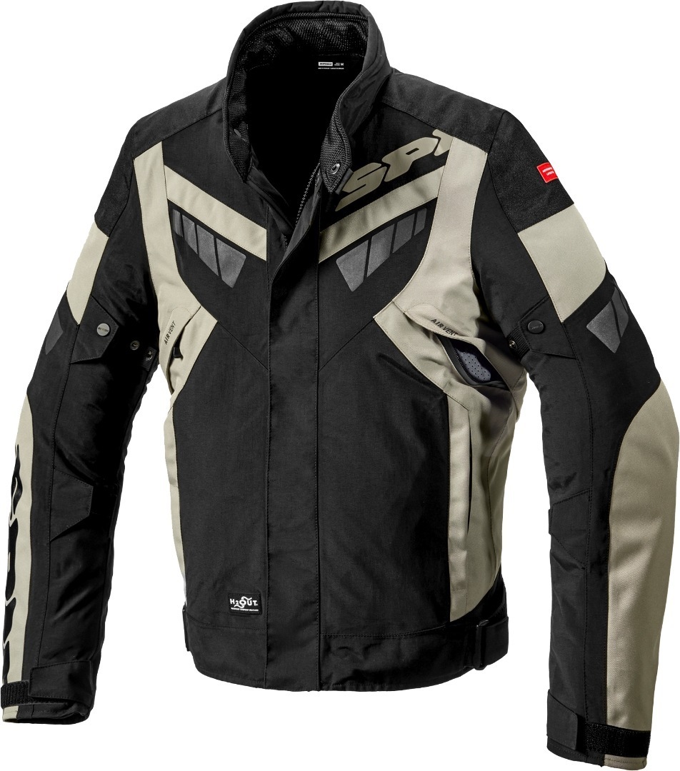 Spidi H2Out Freerider Motorrad Textiljacke- schwarz-beige- Grsse S- schwarz-beige- Grsse S Motorrad