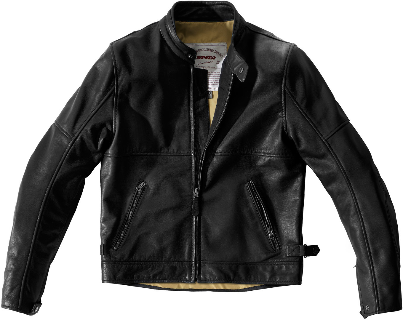 Spidi Rock Motorrad Lederjacke- schwarz- Grsse 50- schwarz- Grsse 50 Motorrad